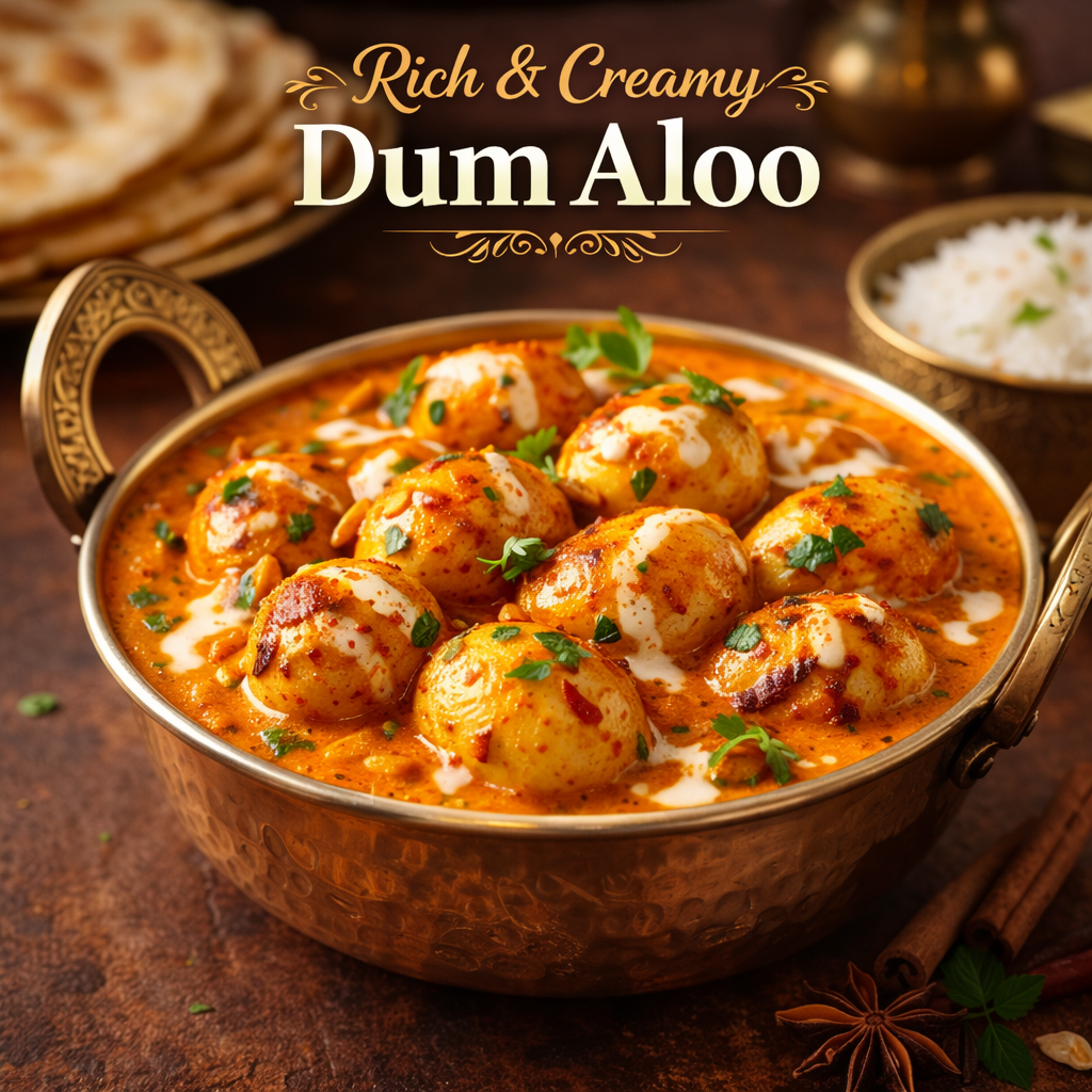 Dum Aloo – Flavorful Aur Rich North Indian Curry